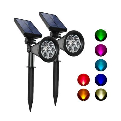 China Garden/Patio/Lawn IP65 LED Solar Yard Outdoor Lighting RGB Garden Flood Light for sale