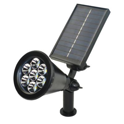 China Garden/Patio/Lawn Spike Lamp Outdoor Cost Effective 7 LED Solar Home Garden Green Light Lights for sale