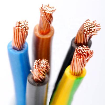 China Soft ; High and Low Temperature Resistance PVC Insulated 1.5mm 2.5mm Single Low Voltage BV Cable for sale