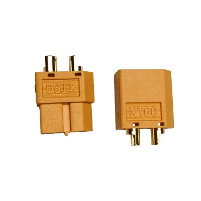 China Vehicles & RC Toys Factory Outlet Model Remote Control Battery Plug XT60 Yellow Male And Female Brass Gold Plated Bullet Connectors for sale