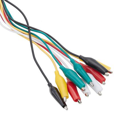 China For MX 10 Colors Electrical Connection Clips Double Test Lead Set 5 Pieces for sale