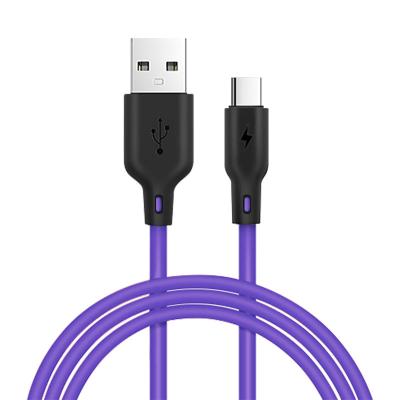 China Free Shipping Fast Charging Speed ​​Silicon Cable Mobile Phone Charger Cable 2m 3m Usb Charging Cord 1m Tie Charging for sale