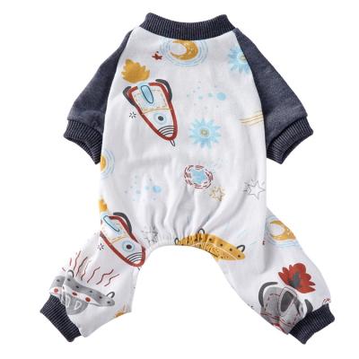 China Viable Factory Price Pet Clothes Cotton Soft Dog Tracksuit Pajamas Puppy Comfortable Pet Clothes for sale