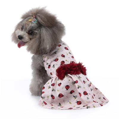 China Sustainable Fashion Dog Clothes Summer Pet Dress Dog Dress Best Designer Dog Clothes Spring 2021 for sale