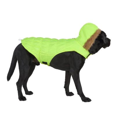 China Factory Sustainable Supply Luxury Dog Clothes With Cooling Cap Winter Dog Coat for sale