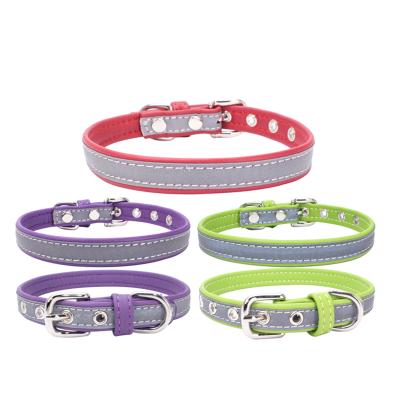 China Heavy Duty Reflective DETACHED Dog Choke Collar With Metal Hardware Multi Colors Personalized Dog Collar For Dog Cat Puppy for sale