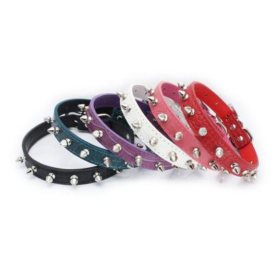 China Bulletproof DETACHED Rivet Studded Studded Dog Choke Collar Waterproof Dog Pet Training Collar For Pit Bull for sale