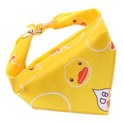 China Sustainable Pet Accessories China Factory Wholesale Multicolor Animal Design Dog Bandanas for sale