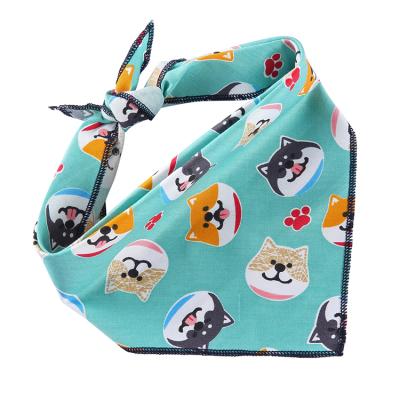 China Cotton Viable Adorable Dog Offers Small Pet Triangle Collar Dog Scarf Bandana Collar Wholesale for sale