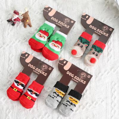 China Winter Sustainable Cozy Dog Dogs Lovely Christmas Santa And Reindeer Dog Dogs S/M/L Wholesale for sale