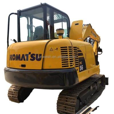 China Garment shops used KOMATSU PC56 crawler digger, KOMATSU PC55 PC55MR-2 PC56 PC35mr PC40mr PC78us, mini excavator for sale for sale