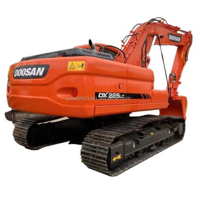 China LOW WORKING HOURS used excavator dx220 / Doosan 220 225 wheel diggers used hydraulic crawler excavator doosan 220LC-7/215/220-7 for sale