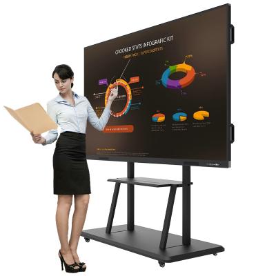 China Anti Scratch-Sunlightproof Large Touch Screen Panel 75 Inch LCD All In One Touch Screen Interactive Monitor for sale