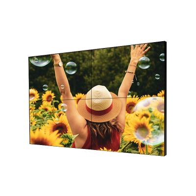 China 55 Inch 3.5mm Bezel Indoor Innolux Indoor Panel Advertising Display Size Outdoor Custom Video Panel Splicing LCD Screen Wall for sale