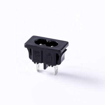 China LZ-8-6BS9 C8 Industrial IEC Plug, Snap-in Type, Connect Terminal 4.8X0.8 Standard for sale