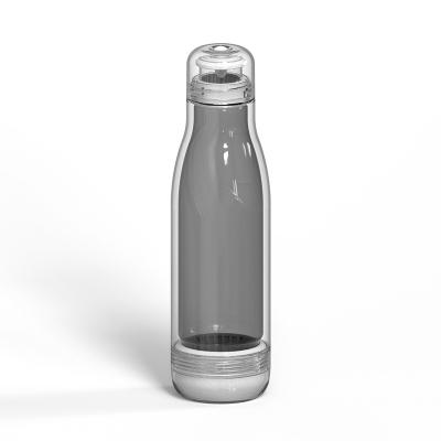 China 2021 Viable Popular Wholesale Custom Water Bottle Amazon Glass Bottle Wall Glass Bottle Double Plasic Made for sale