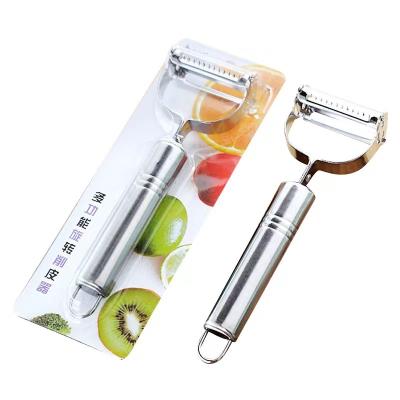 China Sustainable Kitchen Multifunctional Dual Function Two Piece Potato Makers Equipment Vegetable Peeler for sale