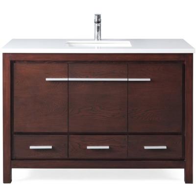 China Modern Freestanding Paint Wood Bathroom Vanity Units for sale