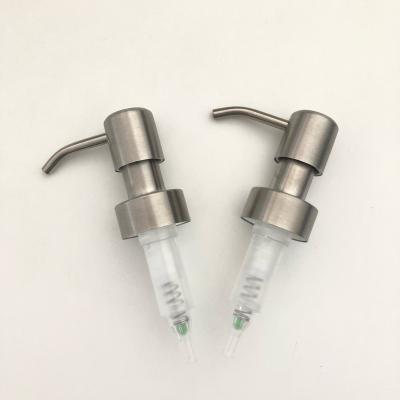 China Non spill China factory price 24/410 28/410 metal screw plastic aluminum left and right lotion pump for sale