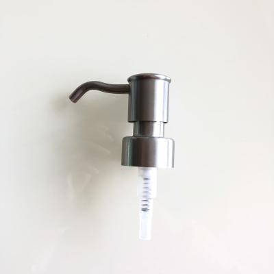 China Non Spill Wholesale Soap Dispenser SS Lotion Pump With Smooth Collar 28/400 for sale