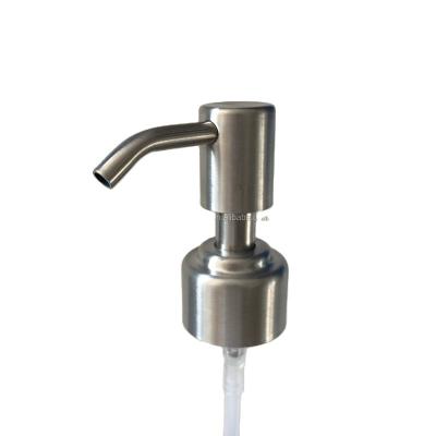 China Sustainable Metal Shampoo Conditioner Hand Pump Foam Pump Liquid Soap Dispensers for sale