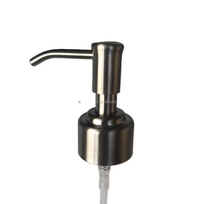 China Non Spill New Design High Quality Stainless Steel Hand Lotion Pump Dispenser for sale