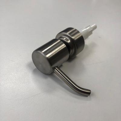 China Spill No 24/410 28/400 Nickel Plating Metal Skirt Bath Ger Soap Pump Mason Jar Bottle Pump Yuyao Factory Supply for sale