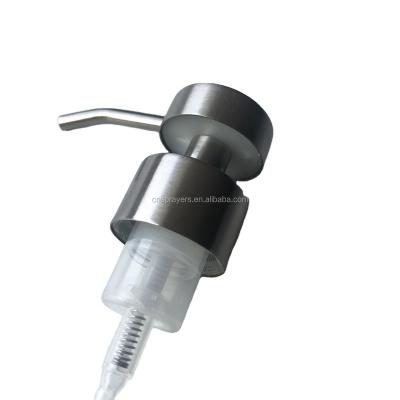 China Non Spill High Quality Bathroom Application Brushed Stainless Steel 1.0/2.0cc Hand Soap Foamer Pump for sale