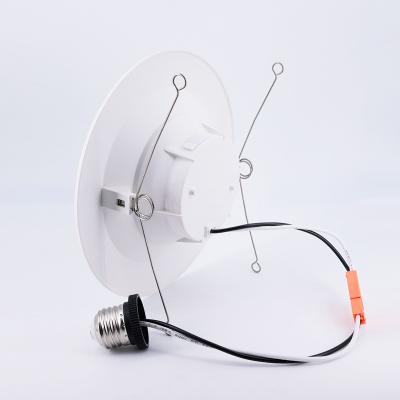 China WOOJONG downlights 4inch/6inch dimmable plastic down lights led ceiling light fixture for North America for sale