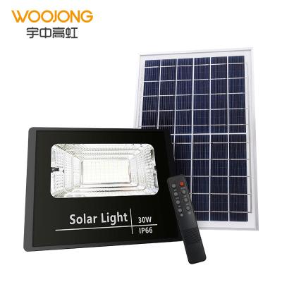 China Outdoor Led Floodlights 400w 10w-50w 200w 300w CCT 2700K-6500K Solar Light Waterproof Solar Flood Warm White Lighting for sale