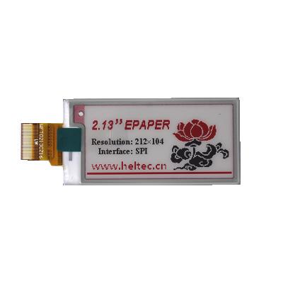 China 2.13 inch e-paper display module black, white and red e-ink screen e-ink bare screen 2.13inch for sale