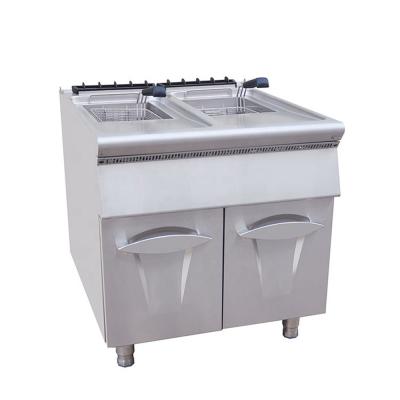 China Combination Oven Gas Fryer With Cabinet Catering Equipment Canton for sale