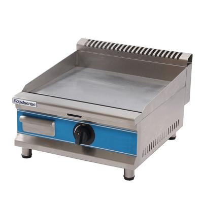 중국 Easily Cleaned Commercial Restaurant 3KW Table Top Gas Griddle With Spalsh Plate 판매용