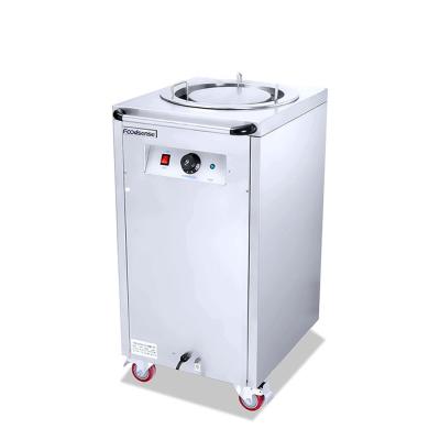 China commercial restaurant electric heating plate warmer cabinet, commercial restaurant dish warmer cart for sale