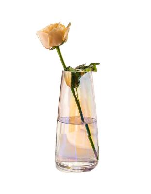 China Traditional Clear Plant Wall Flower Vase Home Decor Hydroponic Glass Wedding Centerpiece for sale