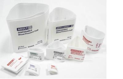 China Disposable NIBP cuff with one tube / two tube for adult , pediatric, infant, neonate for sale