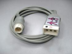 China Compatible  3 leads ECG trunk cable ,IEC, M1510A for sale