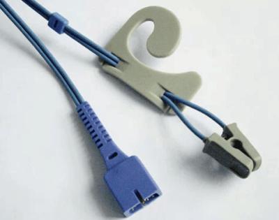 China Compatible  9 pin Reusable Ear clip spo2 sensor for pediatric for sale