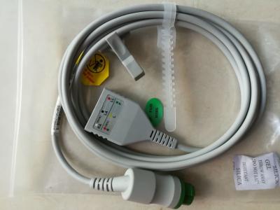 China Original Goldway 3 lead ECG trunk cable , 12 pin, LL type, 2.8m ,L21204003 for sale