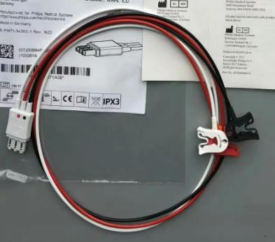 China Original  ECG  lead wire 3 lead, clip, 1m, AHA, M1671A for sale