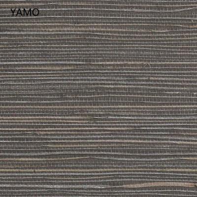 China Modern natural grasscloth wallpaper colorful jute wallpaper for sale