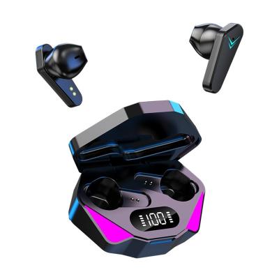 China Fast Charging Audifonos Game x15 Tws Earbuds Auriculares BT v5.3 Wireless Earphone Led Display Gamer x15 Earphone for sale