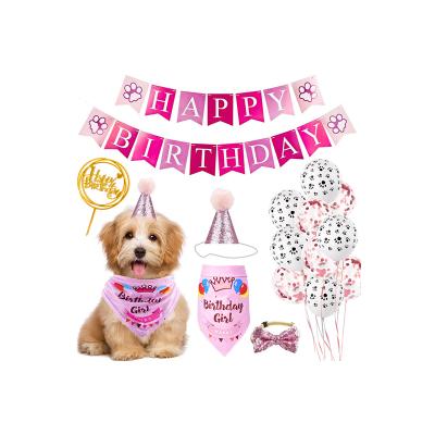 China Festival Decoration Dog Animal Party Supplies Happy Birthday Balloon Banners, Dog Party Pet Birthday Party Decorations for sale