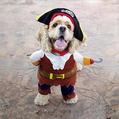 China Viable Dog Cat Halloween Costumes Dog Uniform Costume Puppy Clothes For Christmas Party Events for sale