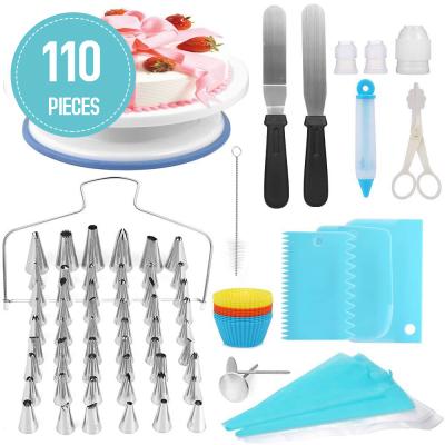 China 110 PCS Viable High Quality Russian Cake Decorating Supplies Kit Baking Pastry Tools Baking Accessories Set for sale