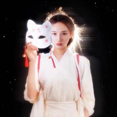 China Explosive Face Cat COS Fox Demon Mask Cosplay Anime and Cat Face Fox Mask Cosplay Wind Show for sale