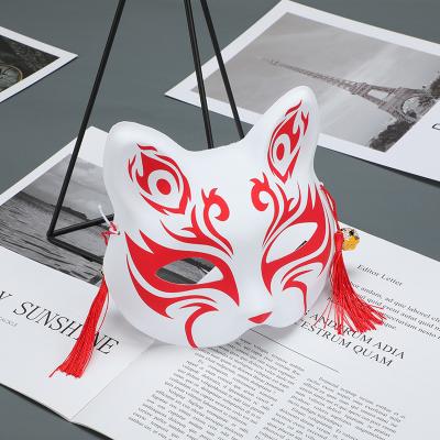 China Wholesale Animal Party Carnival Cosplay Roleparty Anime Cosplay Kitsune Fox DIY Japanese Masquerade Mask for sale