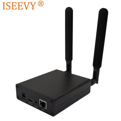 China ISEEVY WiFi H.265 H.264 HD Video Encoder for IPTV Live Stream Broadcast Support UDP HTTP ISV-HEMW4-NB SRT RTMPS RTMP RTSP for sale