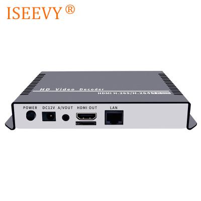 China ISEEVY H.265 H.264 IP Decoder Support RTMP RTSP RTP UDP HTTP Network Video Stream Decoding ISV-HCD4K5 for sale