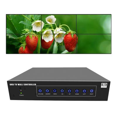 China ISEEVY 4K60 UHD Video Wall Controller 2x3 3x2 Support 3840* 2160@60 Inputs For 6 TV Splicing Support Rotate 90 Degree Display ISV-TWC6-4K60 for sale